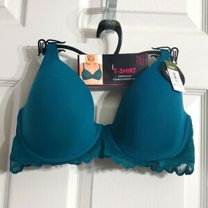 COPY - NO BOUNDARIES SEMI-DEMI GREEN T- SHIRT BRA SIZE 36D